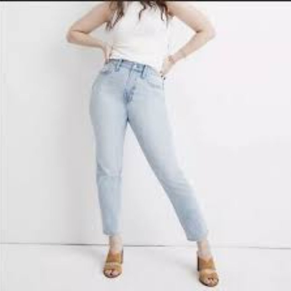 MADEWELL The CURVY Perfect Vintage Jean in Fiore Wash SIZE 31
